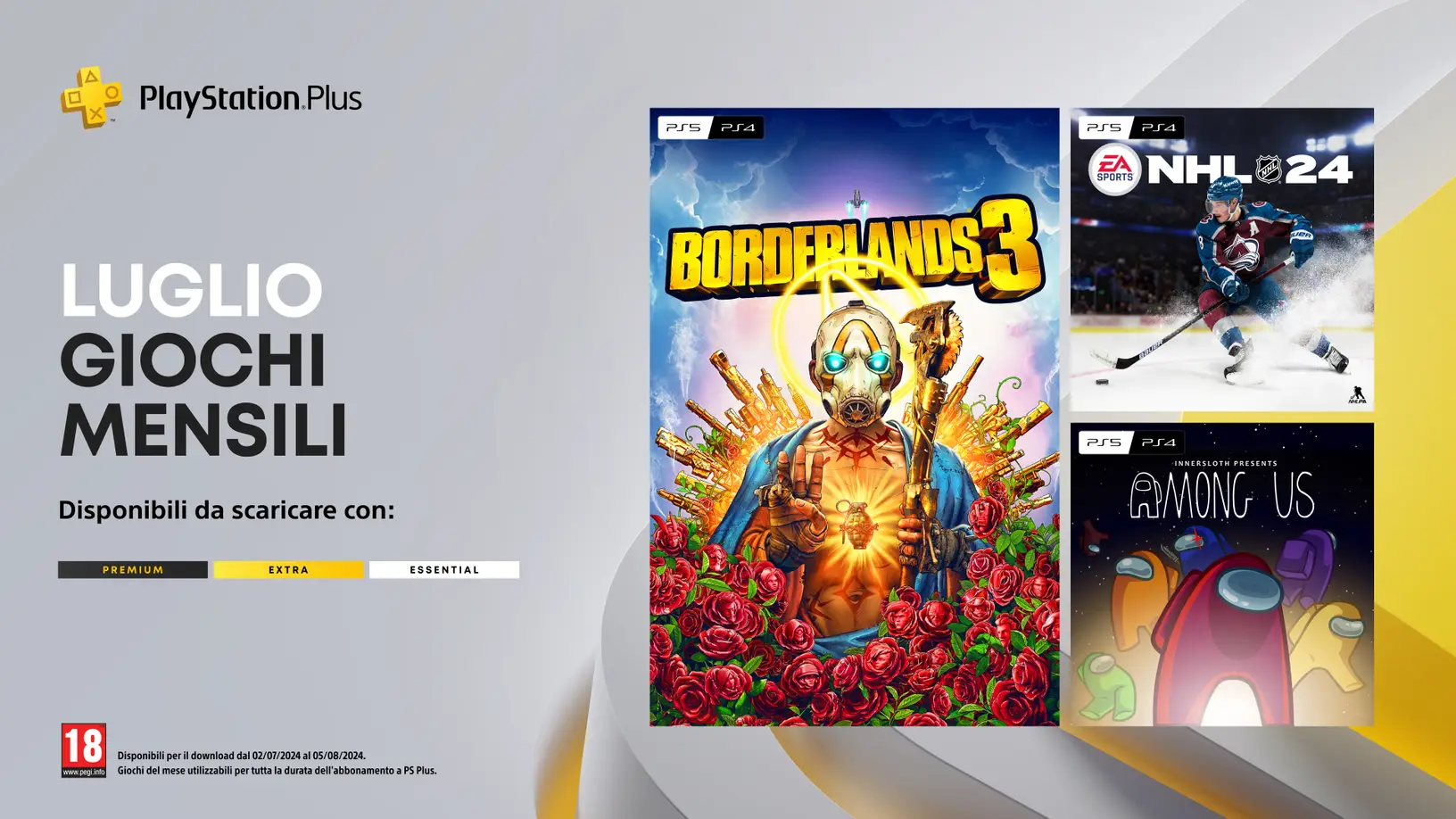 playstation plus luglio
